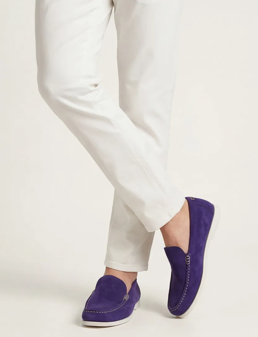 Loafers blauw Polo Ralph Lauren leer