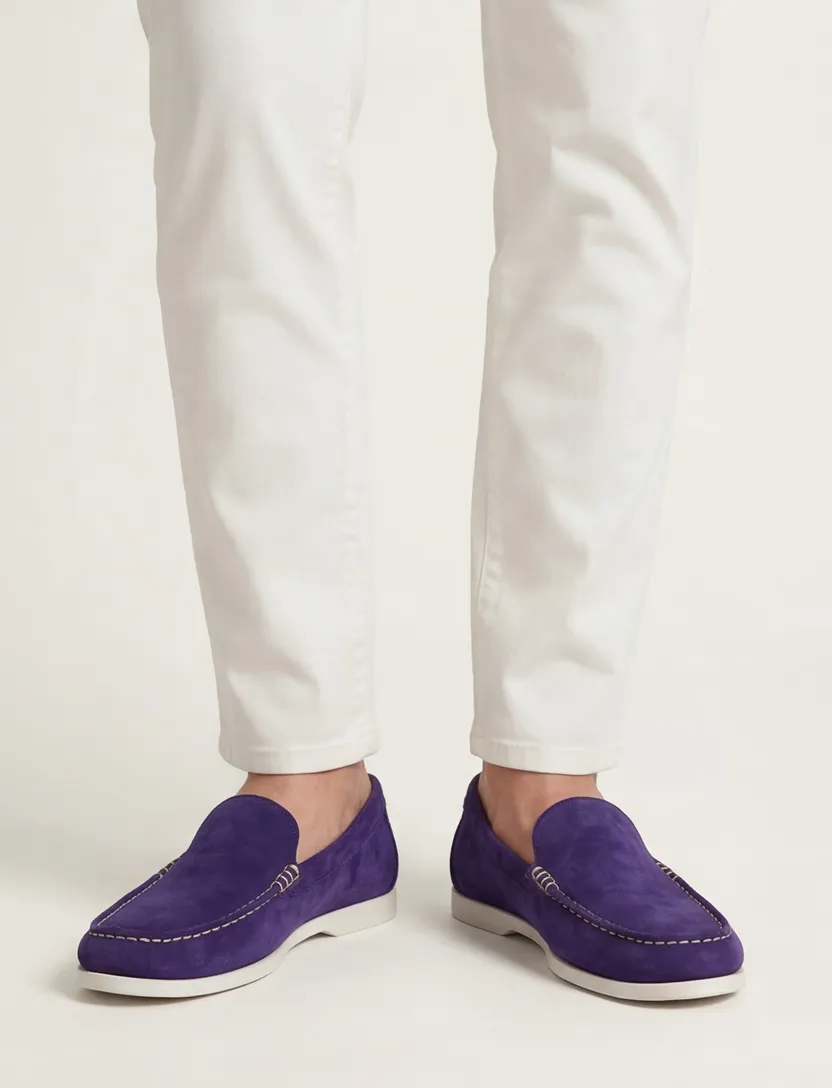 Loafers blauw Polo Ralph Lauren leer