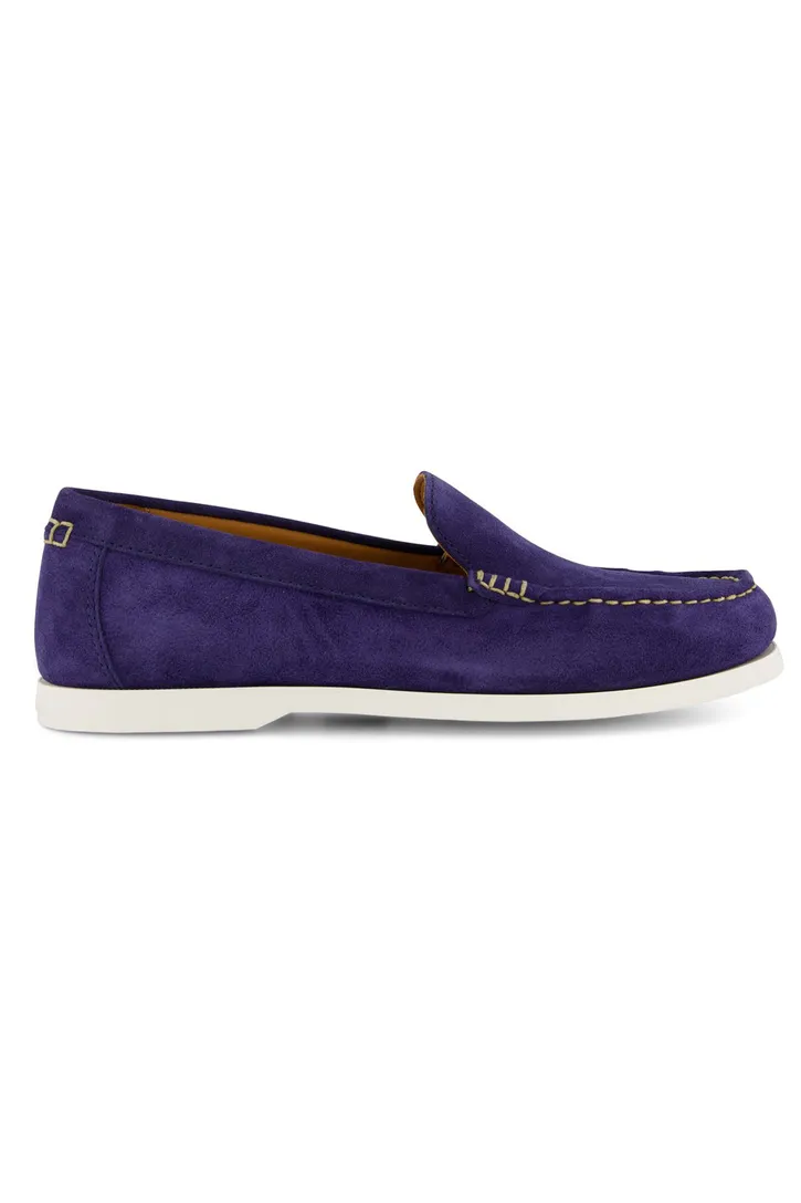 Loafers blauw Polo Ralph Lauren leer
