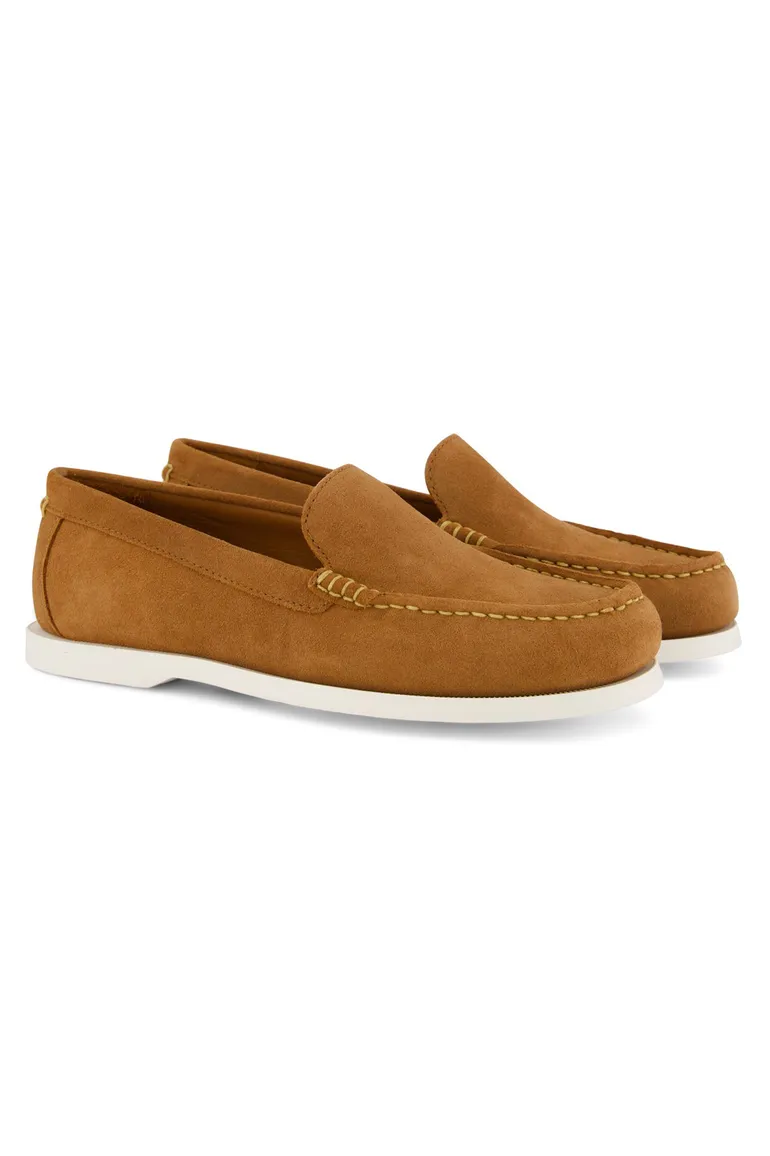 Polo Ralph Lauren instapper camel leer