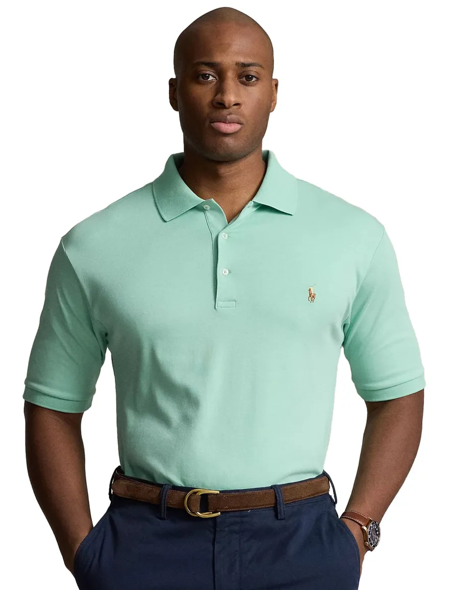 Big & Tall Polo Ralph Lauren polo mint zacht katoen