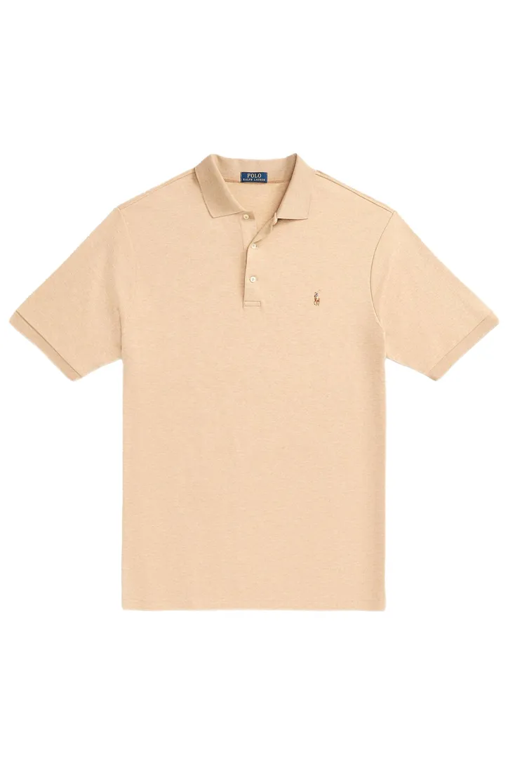 Polo Ralph Lauren polo Big & Tall camel effen katoen