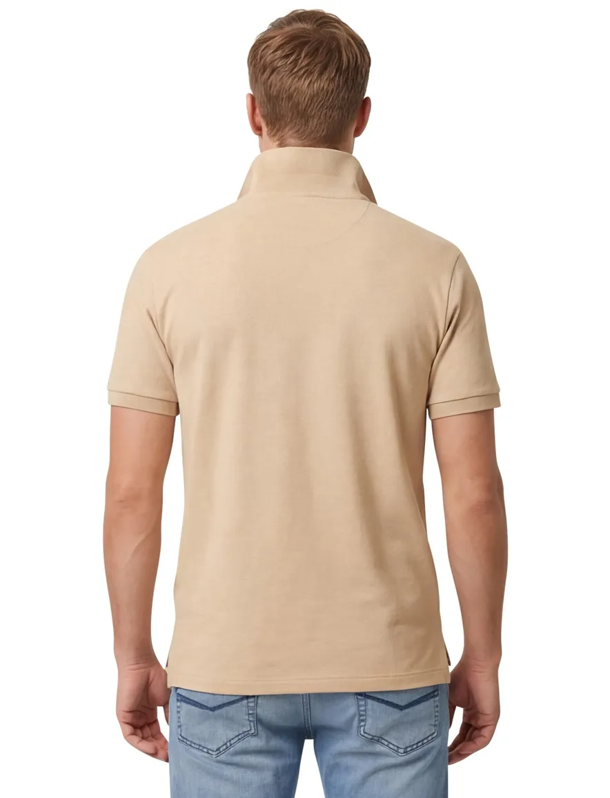 Polo Ralph Lauren polo normale fit camel katoen