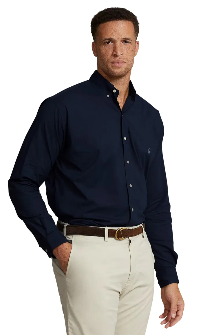 Big & Tall Polo Ralph Lauren overhemd stretch