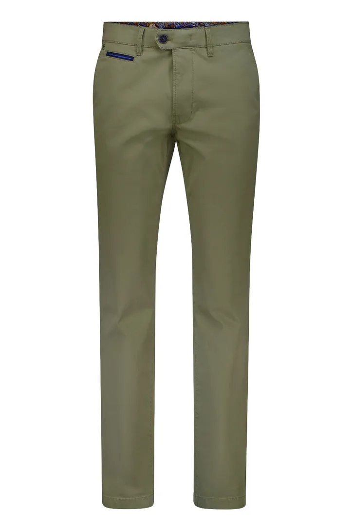katoenen broek Gardeur Benny-3 groen