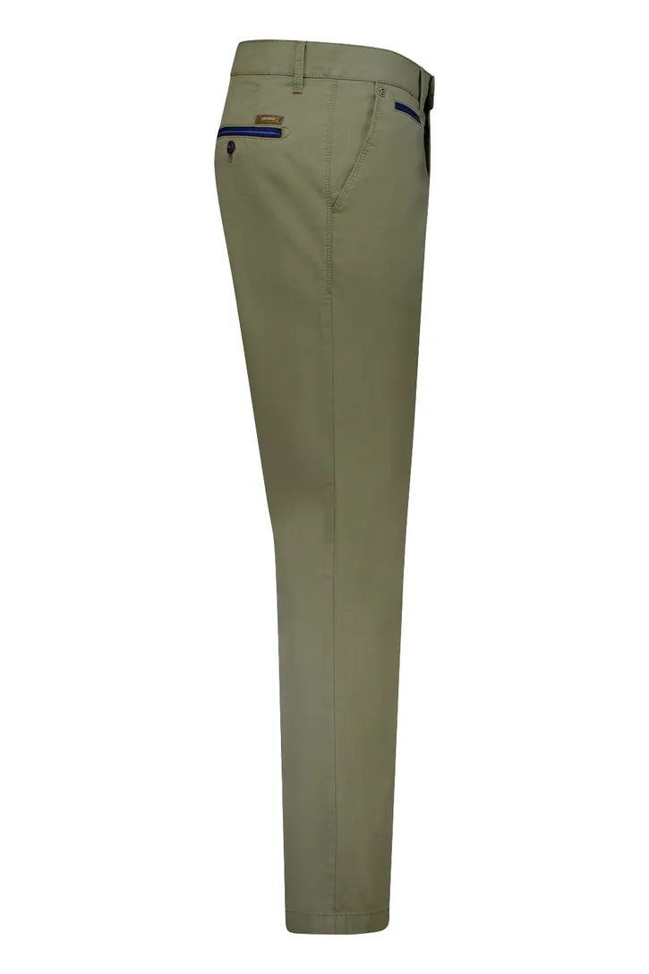 katoenen broek Gardeur Benny-3 groen
