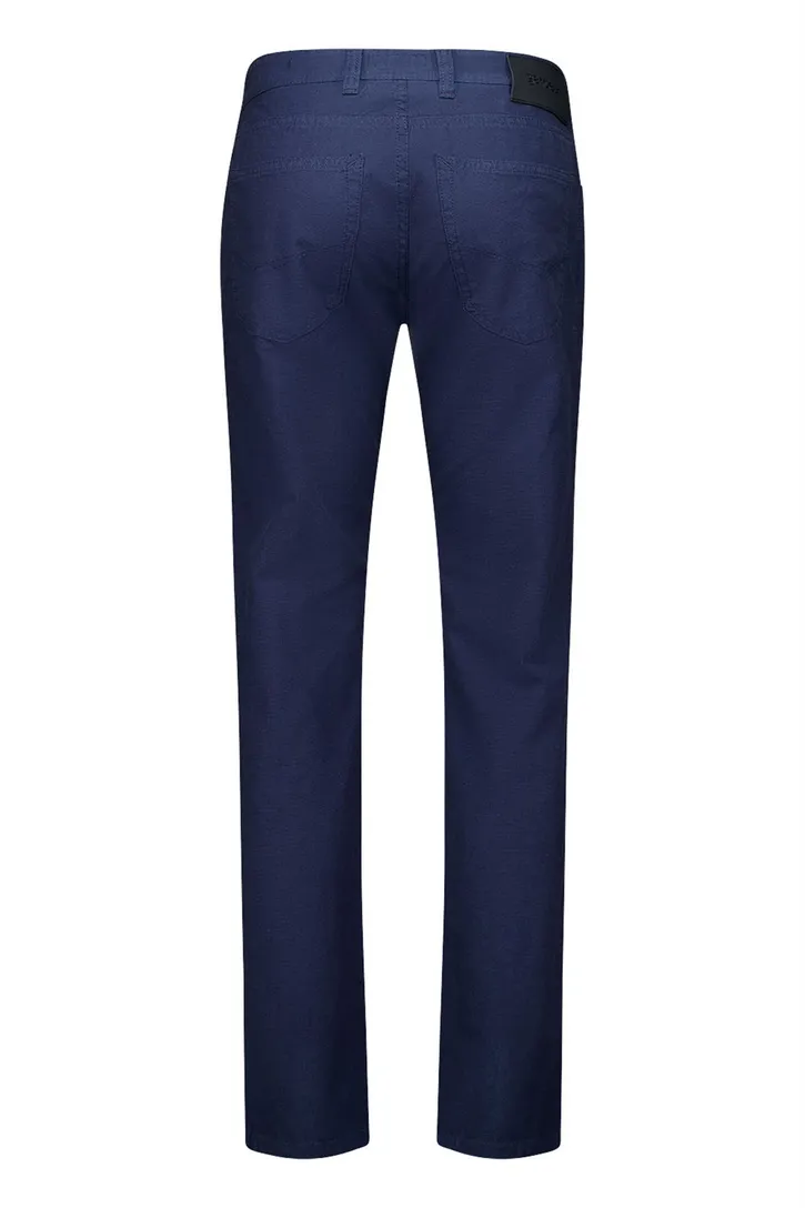 Gardeur slim fit 5-pocket katoen navy