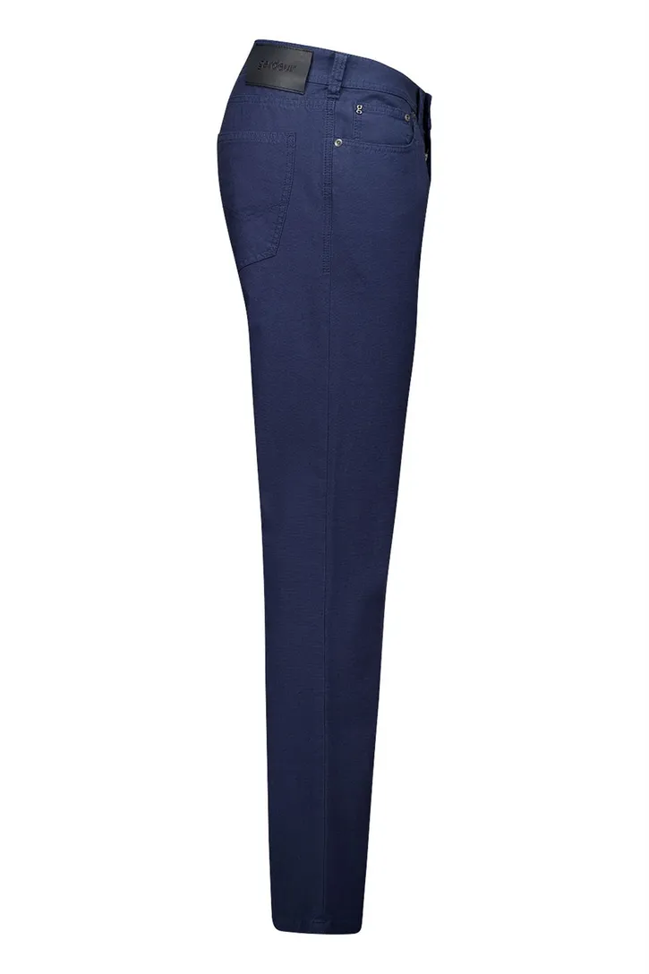 Gardeur slim fit 5-pocket katoen navy