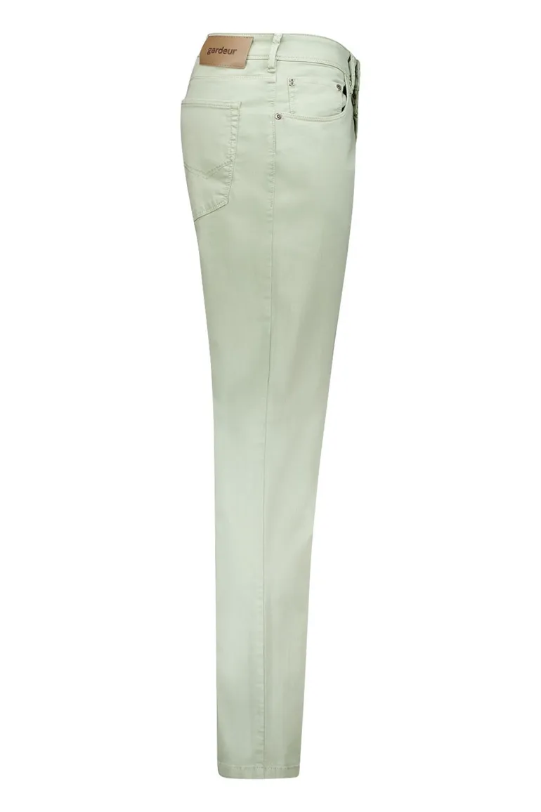 Gardeur Pantalon groen slim fit