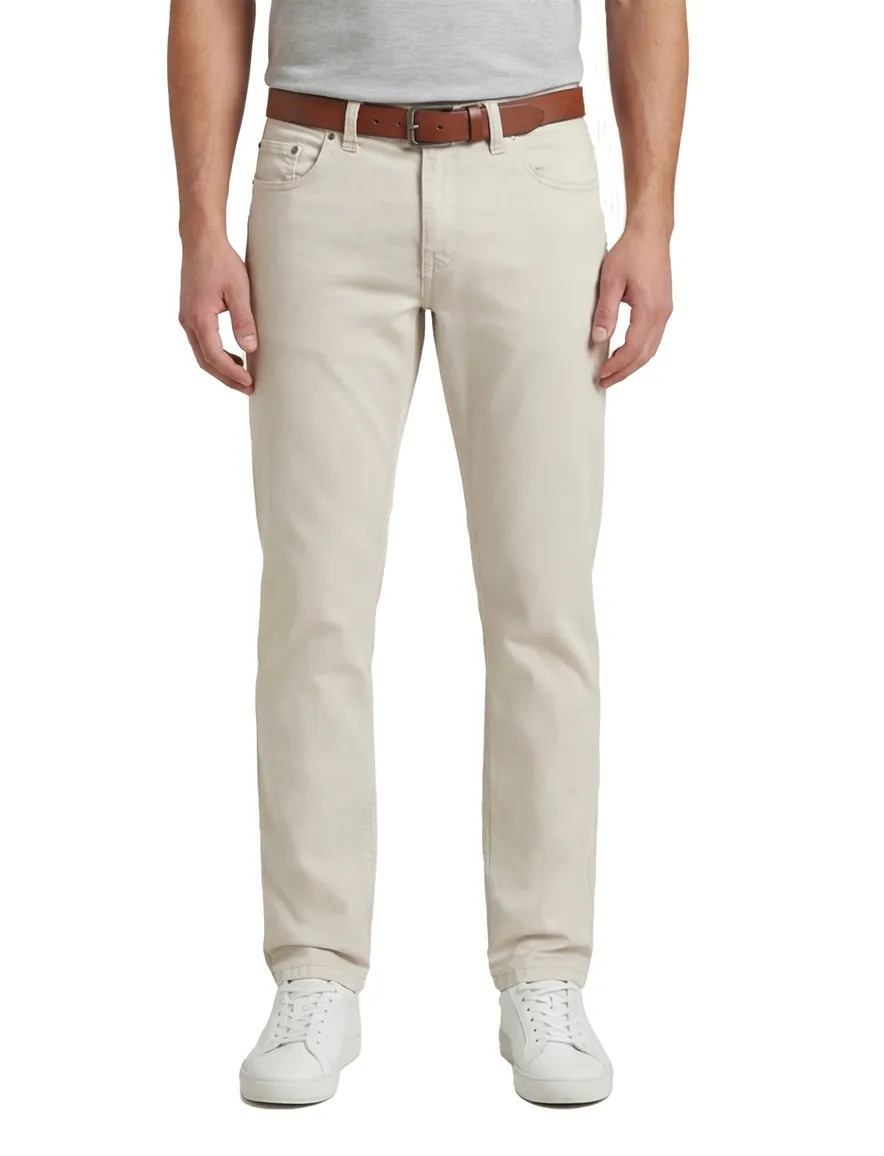 Gardeur pantalon 5 pocket beige effen