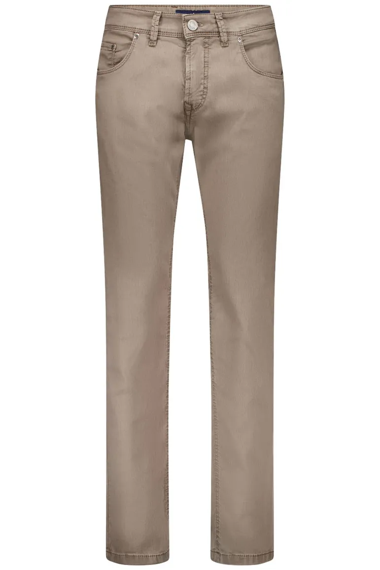 Gardeur Pantalon bruin slim fit