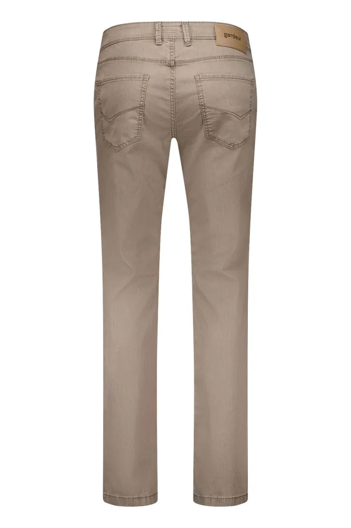 Gardeur slim fit pantalon bruin