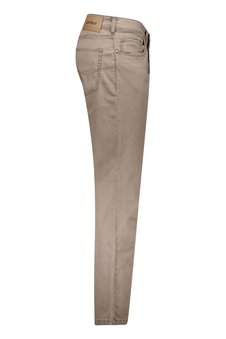 Gardeur Pantalon bruin slim fit