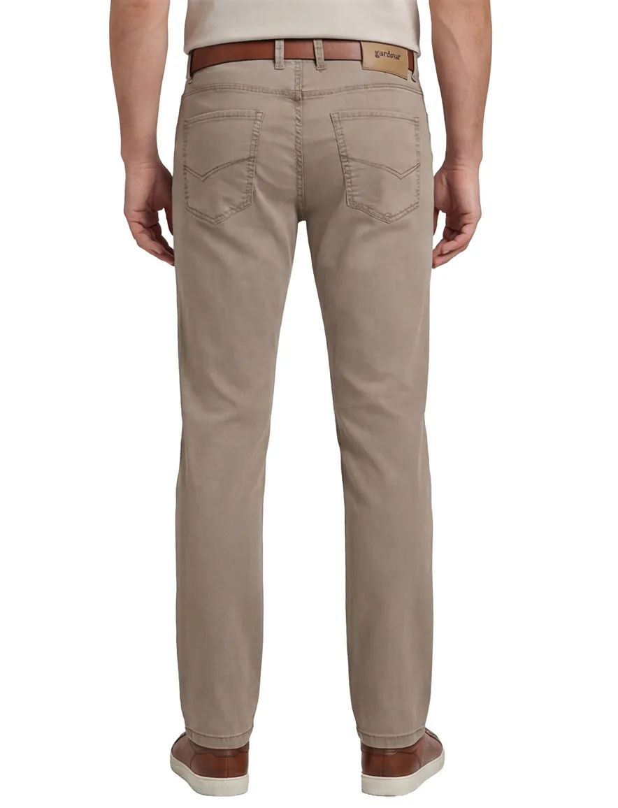 Gardeur Pantalon bruin slim fit