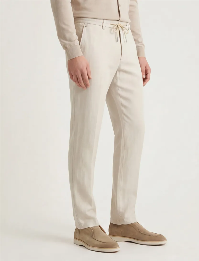 Gardeur modern fit creme pantalon