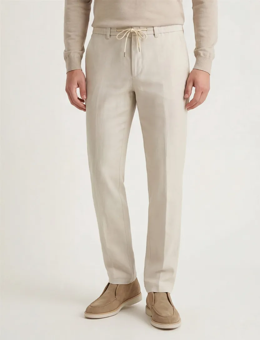 Gardeur modern fit creme pantalon