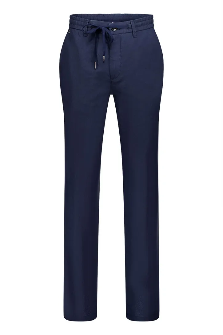 Gardeur flatfront model pantalon navy modern fit