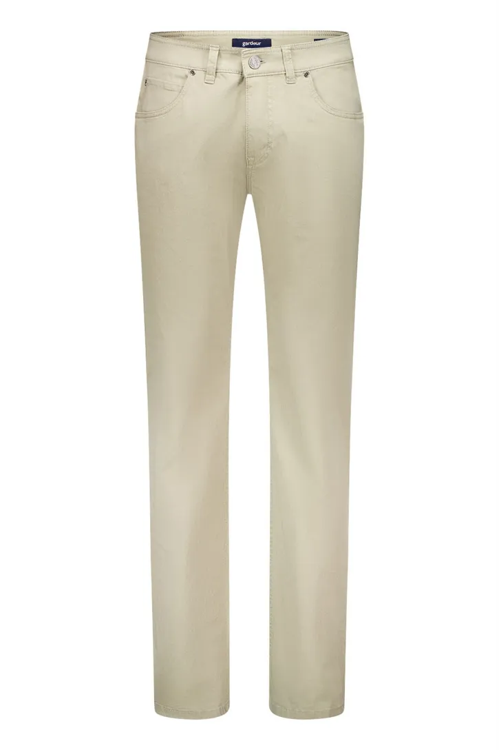 Gardeur pantalon effen creme
