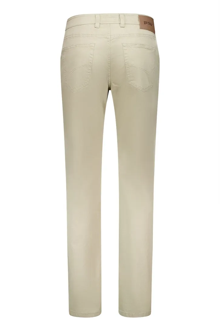 Gardeur pantalon effen creme