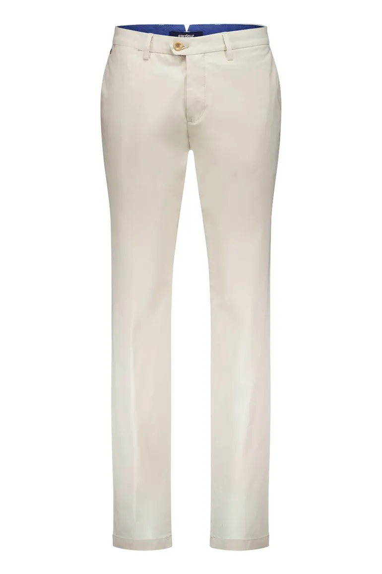 Gardeur pantalon katoen beige