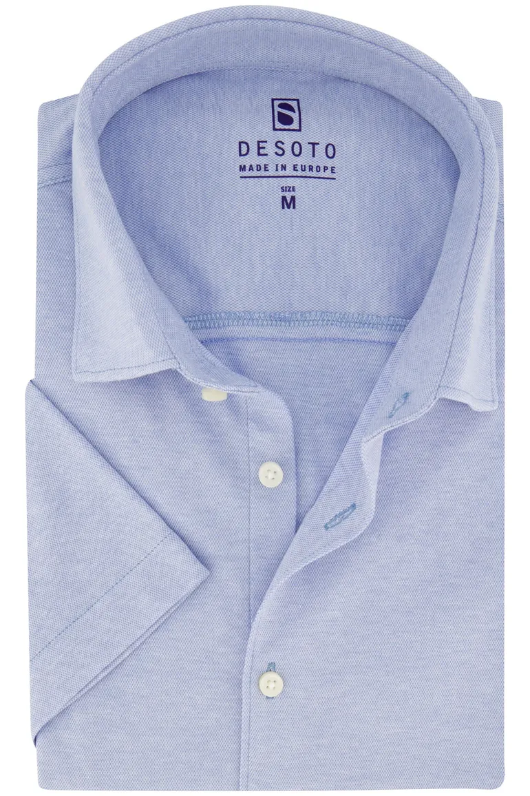 Desoto overhemd slim fit lichtblauw katoen