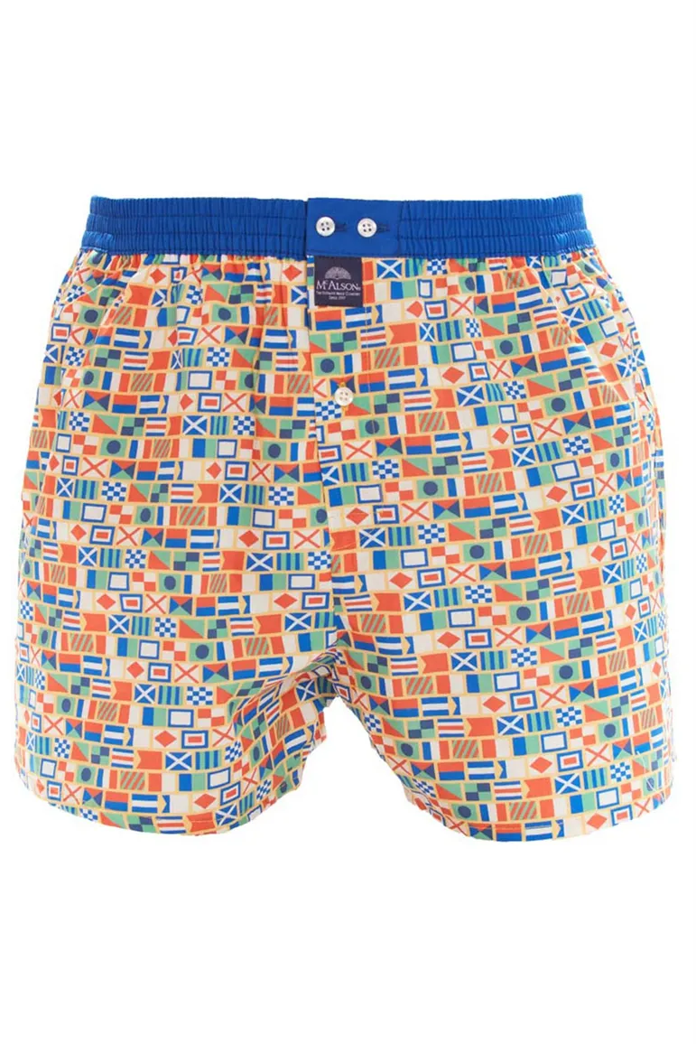 Mc Alson boxershort vlaggen print
