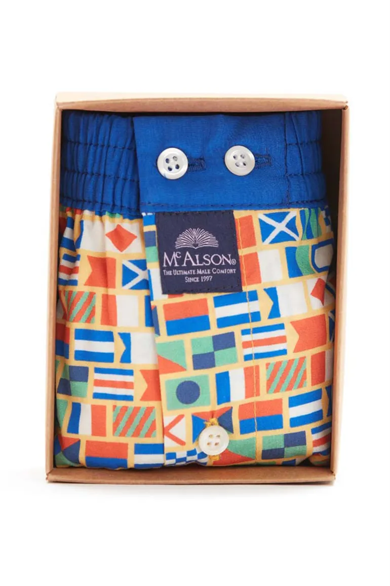 Mc Alson boxershort vlaggen print
