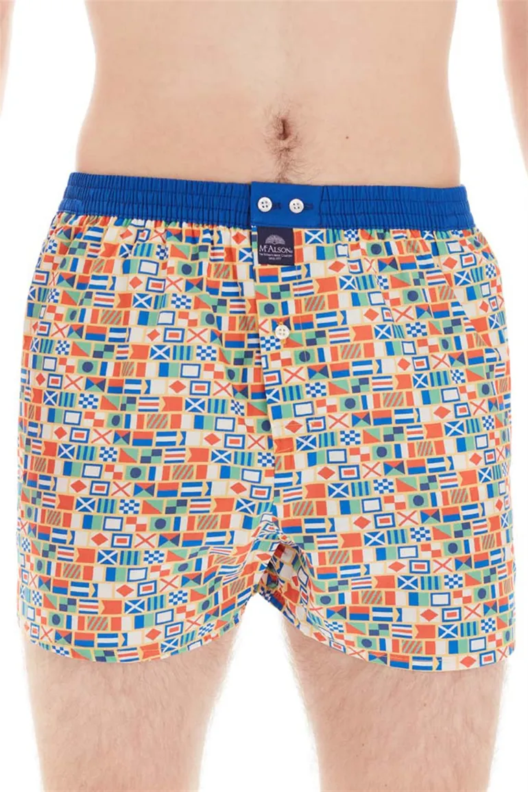 Mc Alson boxershort vlaggen print