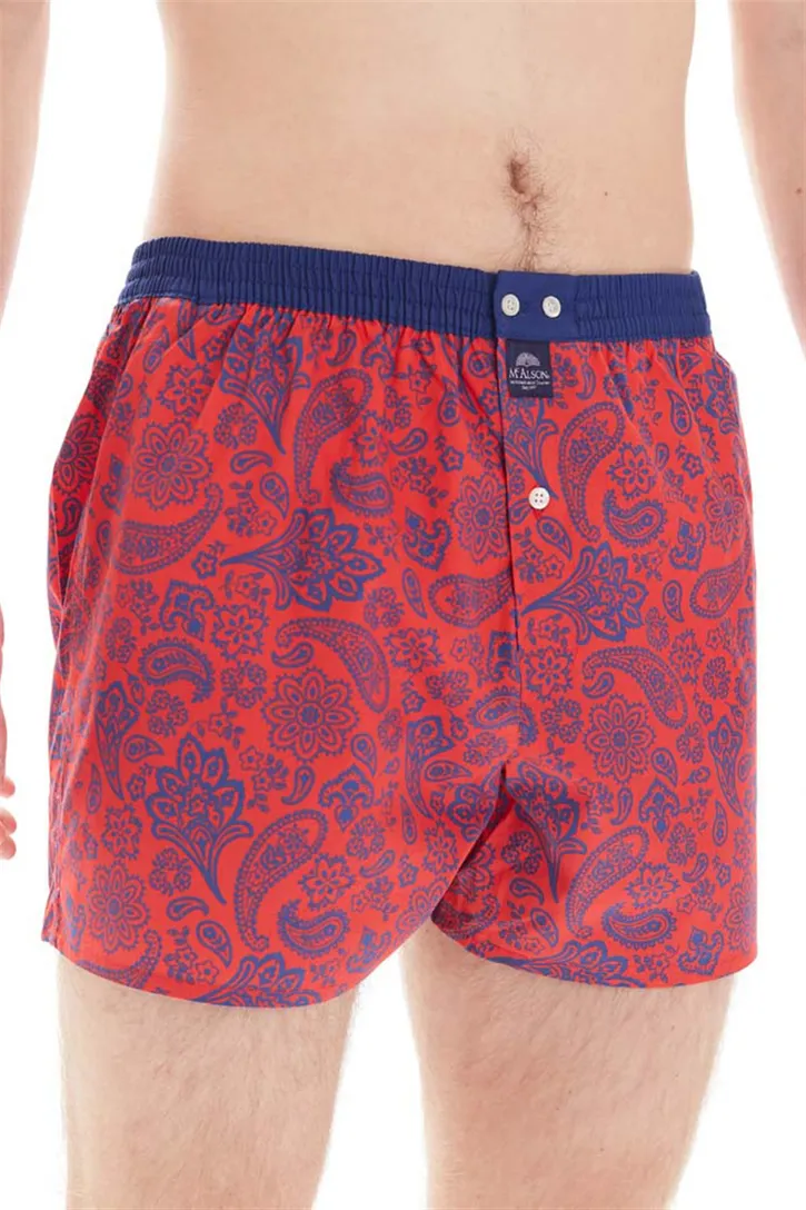 Mc Alson boxershort rood printje katoen