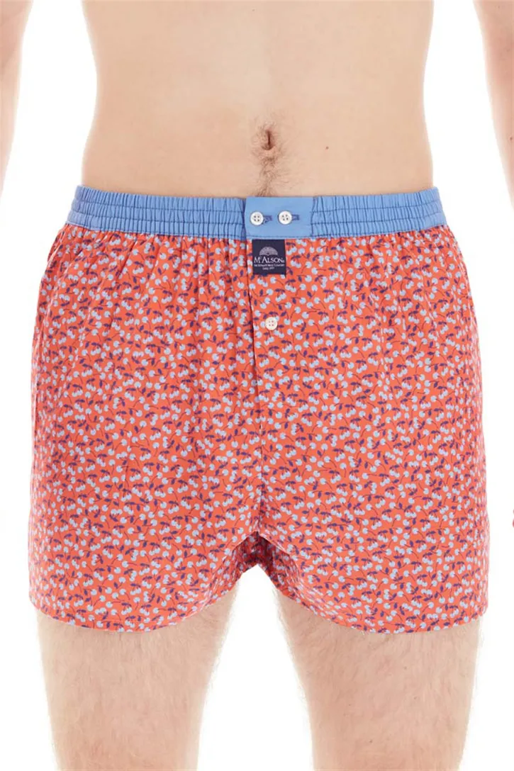 Mc Alson boxershort kersen rood katoen