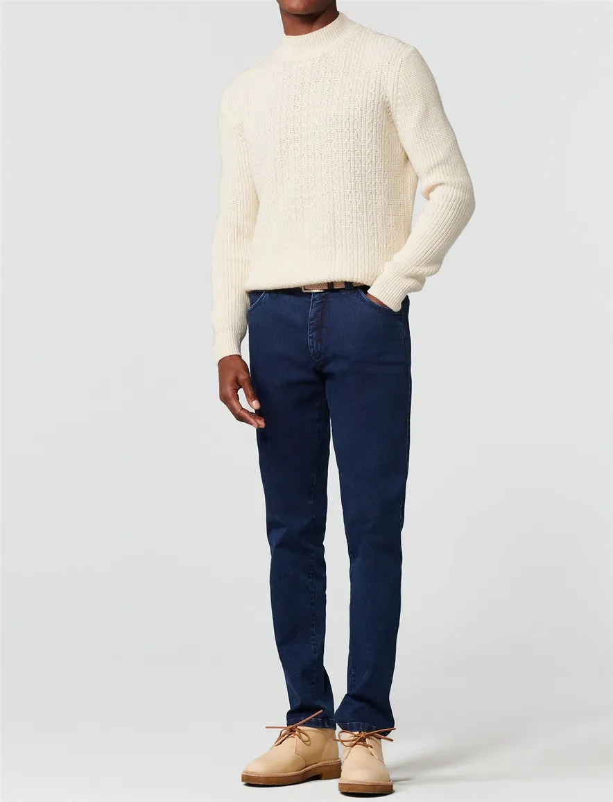 Meyer Dublin chino donkerblauw