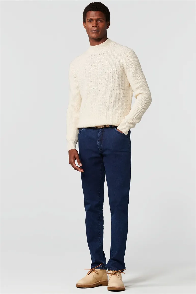 Meyer Dublin chino donkerblauw