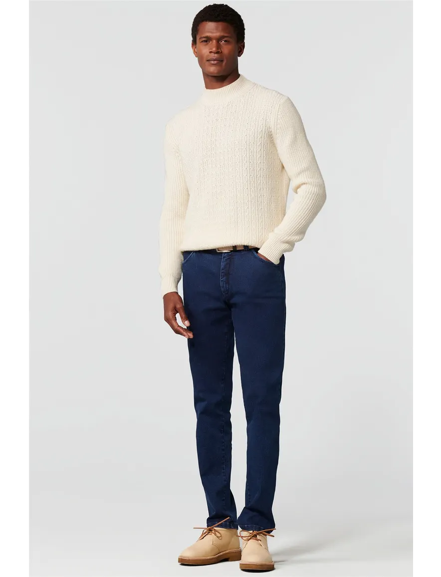 Meyer Dublin chino donkerblauw