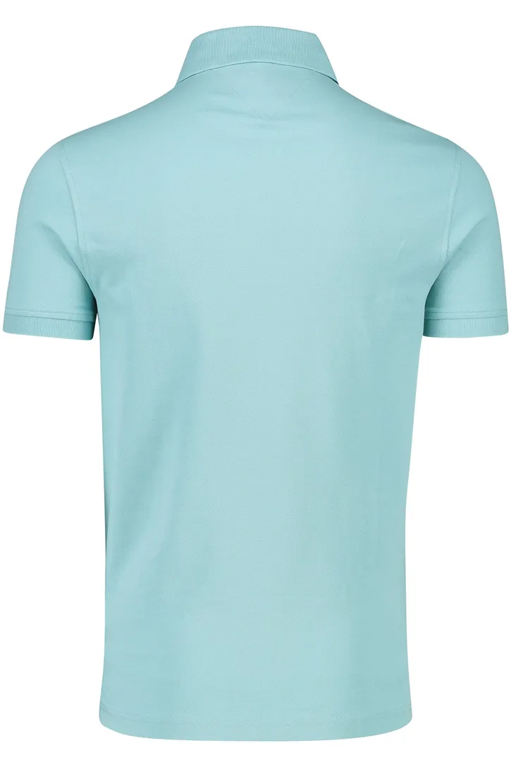 Tommy Hilfiger katoenen polo slim fit lichtgroen