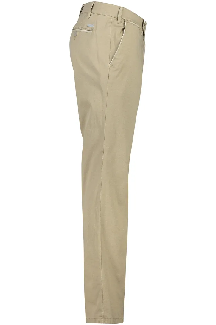 Eurex beige broek geprint regular Joe