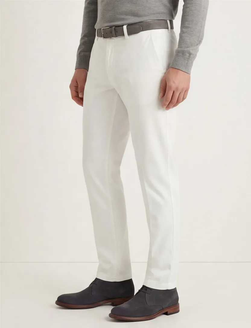 Eurex katoenen broek off white