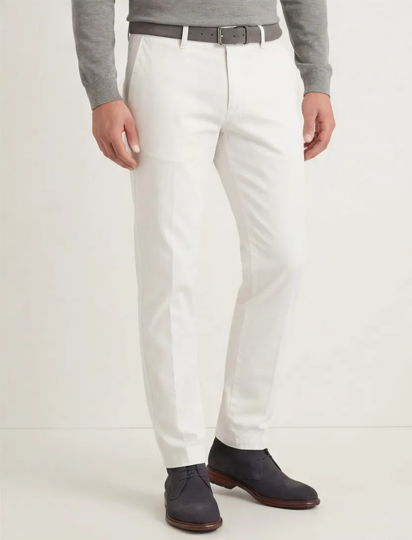 Eurex katoenen broek off white