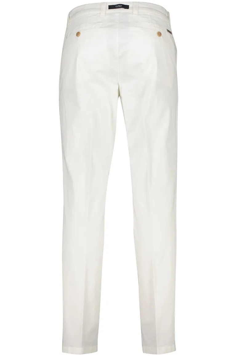 Eurex heren pantalon gebroken wit