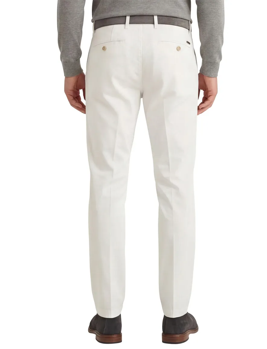 Eurex heren pantalon gebroken wit