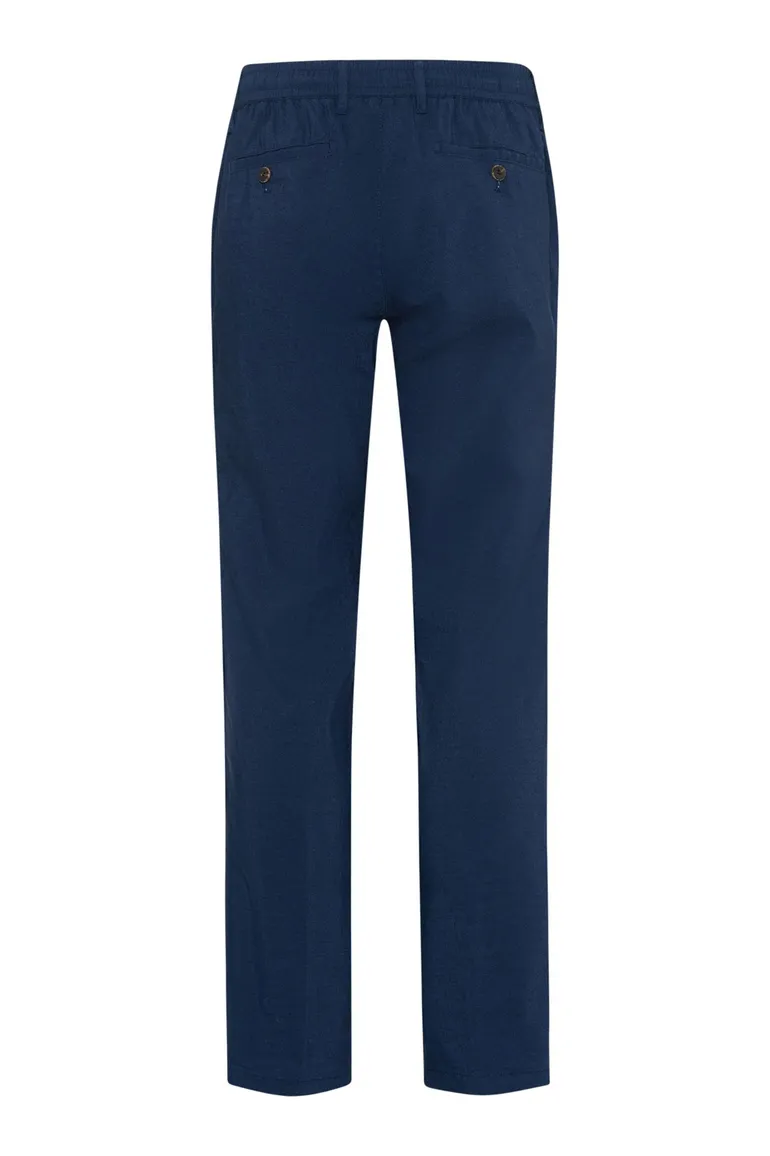 Eurex Pantalon donkerblauw katoen
