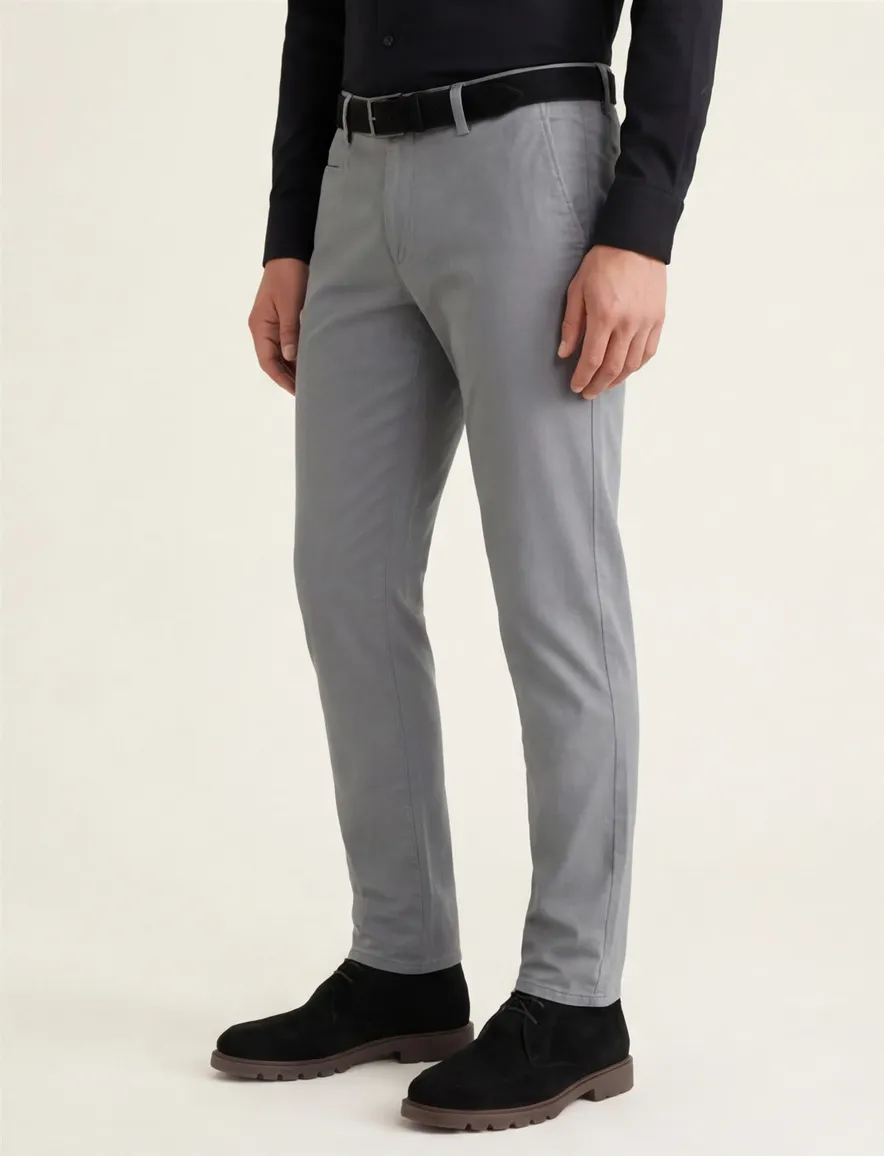 Brax pantalon heren grijs modern fit