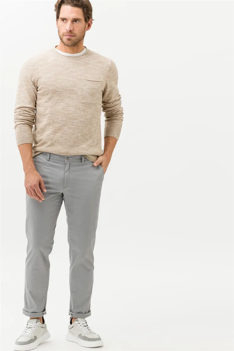 Brax pantalon heren grijs modern fit