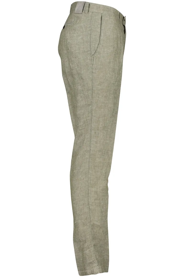 Brax Felix linnen heren pantalon groen