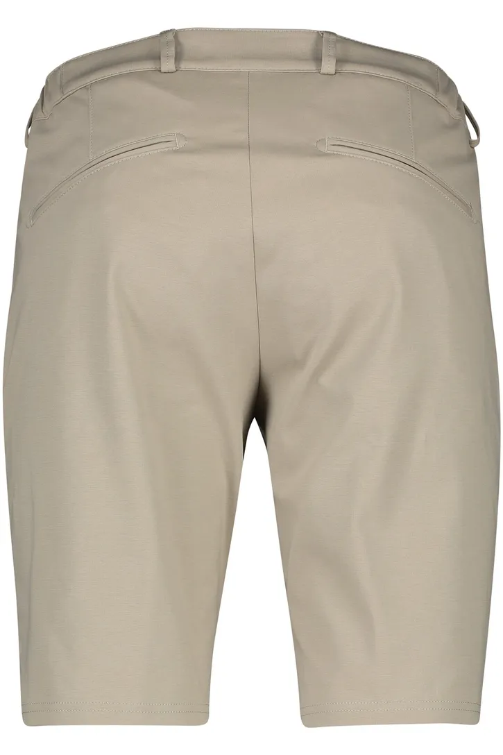 katoenen Brax korte broek effen beige