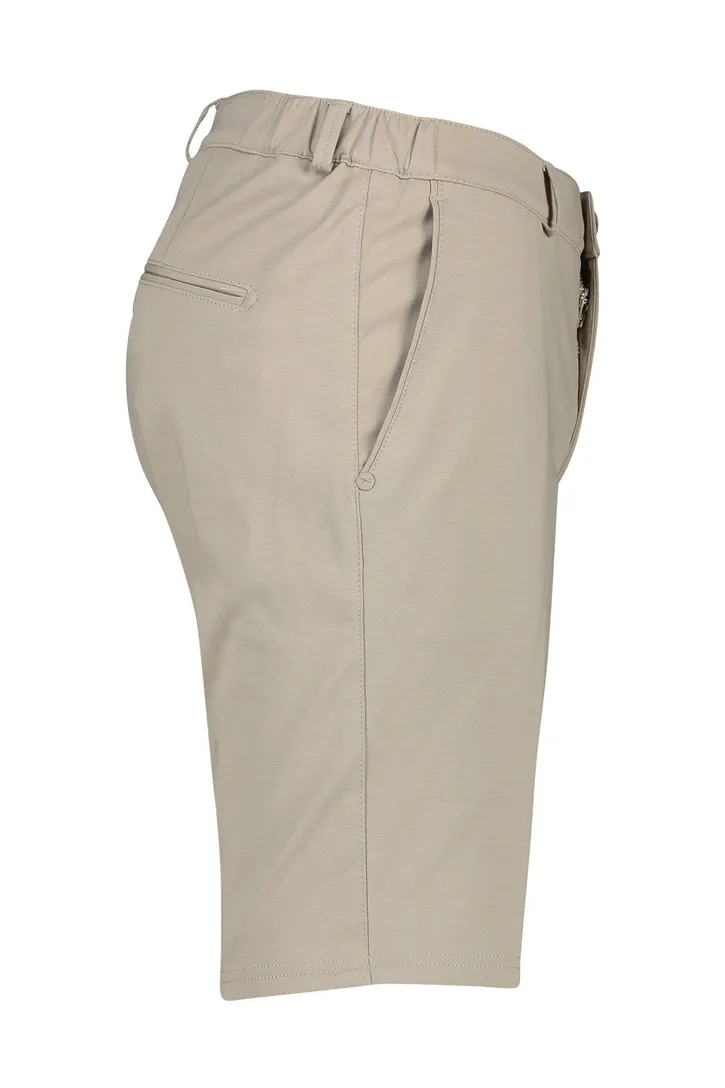 katoenen Brax korte broek effen beige