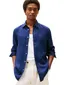 Tommy Hilfiger overhemd effen donkerblauw normale fit