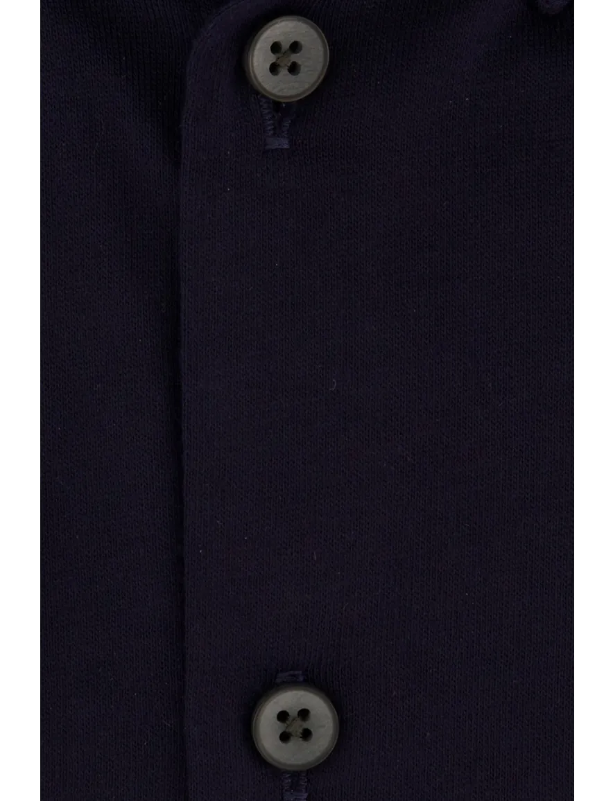 Ledub business overhemd slim fit donkerblauw