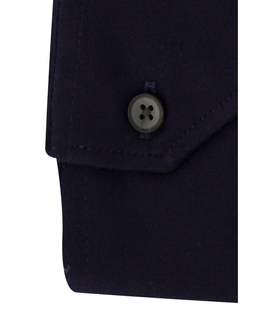 Ledub business overhemd slim fit donkerblauw
