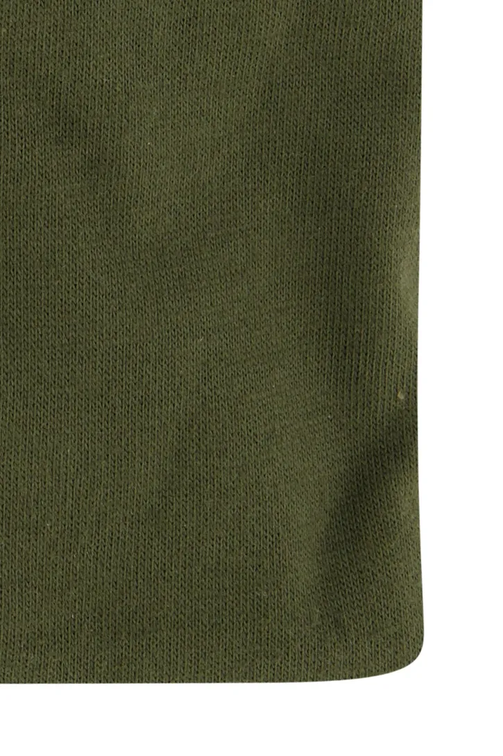 Ledub overhemd slim fit groen effen stretch