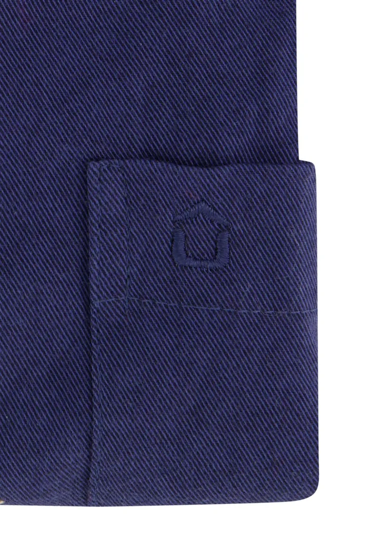 Ledub overhemd Modern Fit New donkerblauw